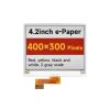 4.2寸電子紙墨水屏400*300分辨率SPI接口四色低功耗